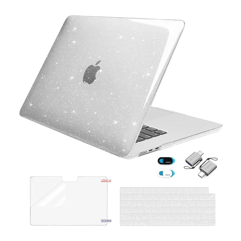 MOSISO Compatible with MacBook Air 15 inch Case 2023 Release A2941 M2 Chip, Sp