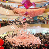 10.9 X 3 Ft Balloons Drop Net For Weddings Parties, Reusable Ceiling Release Net Holds 100 Balloons For Birthdays Graduations Corporate Events Baby Shower New Year'S Celebration Supplies Decoration