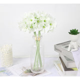 2 Bouquets Cosmos Artificial Flowers Faux White Daisies Silk Wildflowers With Stems For Wedding Party Home Kitchen Garden Indoor Decor(White)