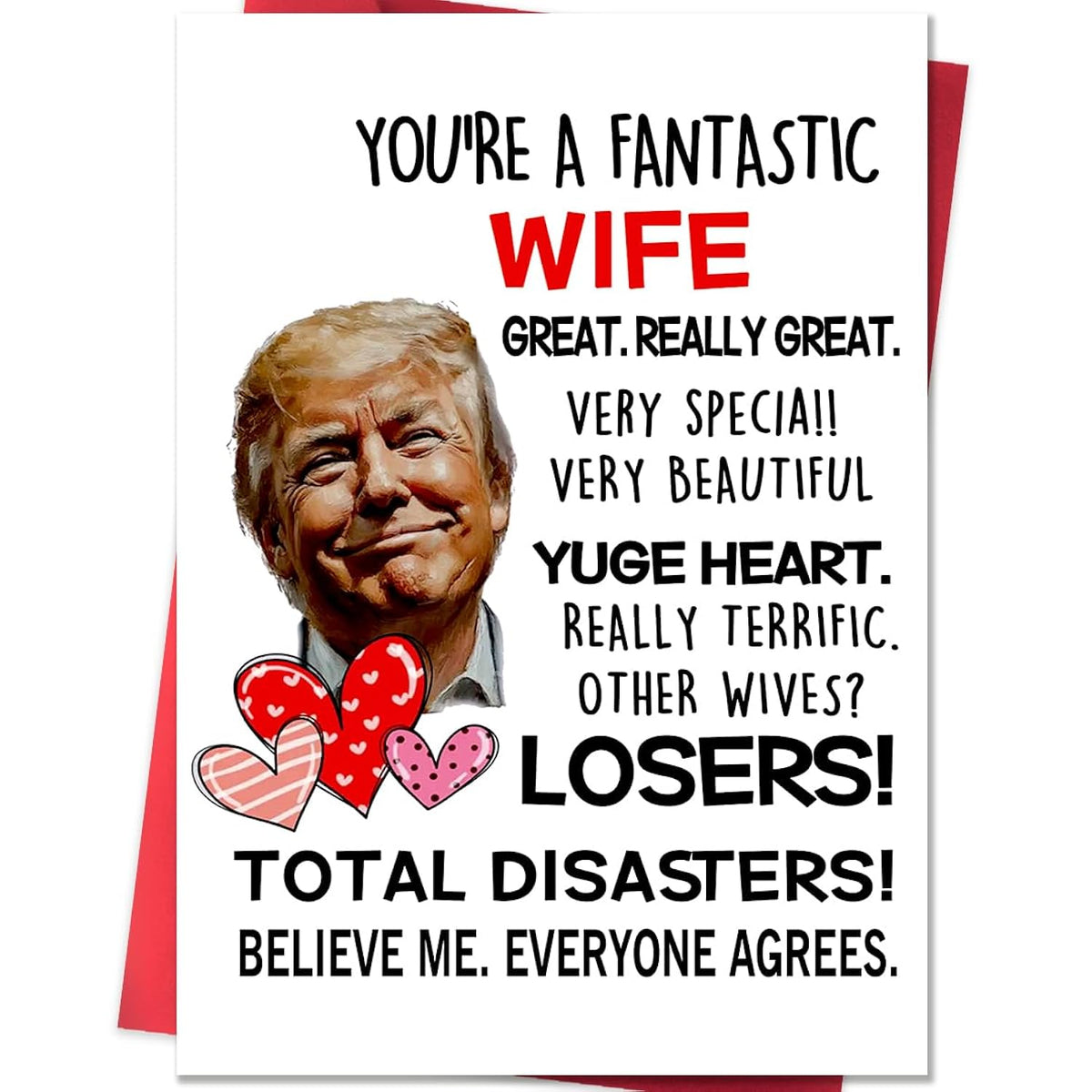 Wife Valentines Day Card For Her, Funny Valentine'S Day Cards Gifts For Wife From Husband, Sweet Valentines Day Gift For Women
