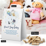 Don'T Say Baby Baby Shower Game, Outer Space Baby Shower Decoration, Astronaut Don'T Say Baby Sign, Fun Baby Shower Games, Clothespins For Baby Shower-Dsba12