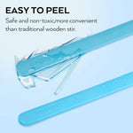 5 Pcs Silicone Stir Sticks, Reusable Silicone Popsicle Sticks With 3Pcs Silicone Brushes For Mixing Resin, Epoxy, Liquid, Paint, Making Glitter Tumblers