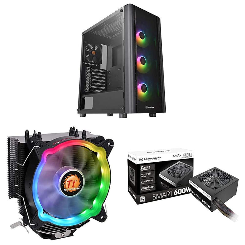 Thermaltake V250 Motherboard Sync ARGB ATX Mid-Tower Chassis & UX200 5V Mother