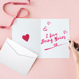 72 Pcs Galentine'S Day Cards Assortment Pink Greeting Cards With Envelopes Gift Galentine Cards Bulk Galentines Party Favor For Hearts Day Wedding Classroom Exchange