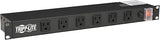 12 Outlet 1U Rack Mount Power Strip PDU 15FT Extension Cord 15A 120V Flat Plug for Server Rack DJ Equipment