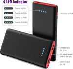 25800mAh Portable Charger, PD3.0 Fast Power Bank with 3 USB Ports for iPhone/Android