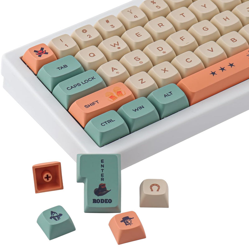 136 Keys Pbt Keycaps,Xda Profile Keycaps Dye Sublimation Customized Ansi Layou