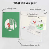 3D Pop Up Card Romantic Willow Tree Design For Valentine'S Day, Anniversary, Wedding - Unique Love Greeting Card For Wife, Her - With Blank Envelope (4.6"X7")