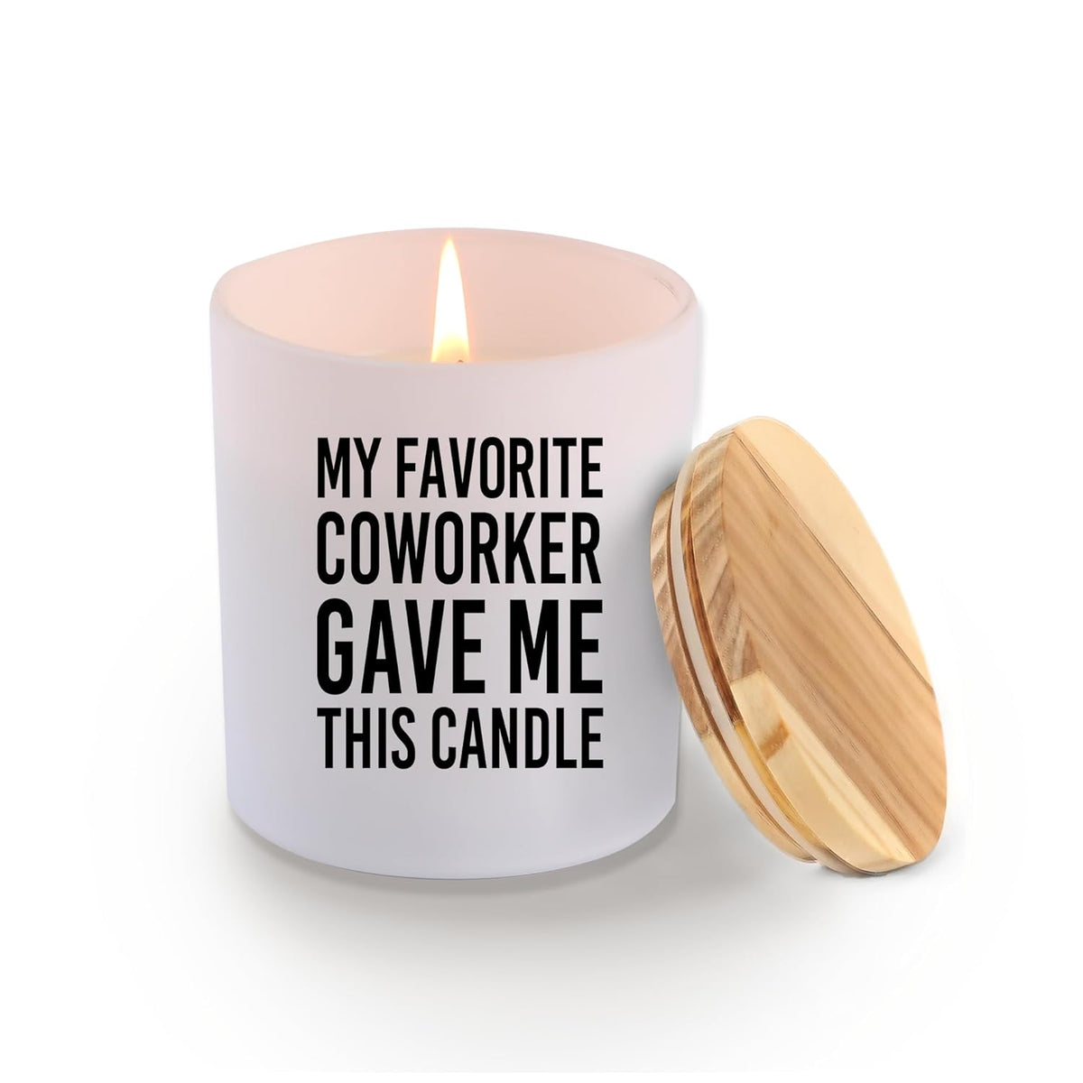 My Favorite Coworker Gave Me This Candle Funny Gifts For Coworkers Scented Candles For Home Office Boss Employee Gifts Jar Candles Sage Floral Lavender Scent Soy Wax Candles 9.5 Oz