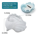 Unique Holder Resin Molds Silicone, Wave Shell Tray Silicone Mold, Bowl Epoxy Resin Casting Mold For Diy Jewelry Plate Candle Holder Candy Container Storage Craft Gift