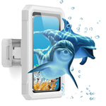 Waterproof Shower Phone Holder, 480° Rotating Case, Fits Devices Up to 6.8"