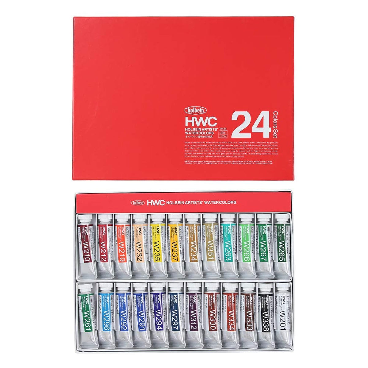 horubein Transparent Watercolor Paint Set of 24 W444 3444