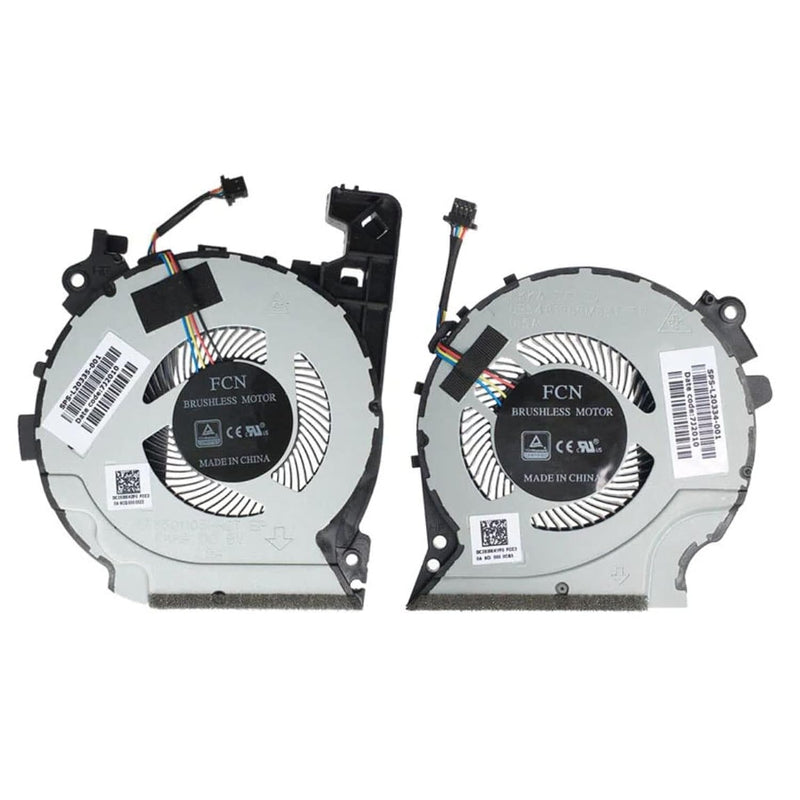 Cpu+Gpu Cooling Fan Replacement For Hp Pavilion 15-Cx 15-Cx0020Nr 15-Cx0030Nr