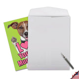 - Jumbo Mother'S Day Card (8.5 X 11 Inch) - Big Animal Greeting Notecard - Dog Love You This Much J6611Fmdg