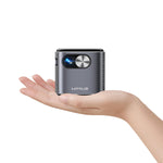 Mini DLP Projector, Android TV, WiFi, Bluetooth, 1080P, Battery, 360° Speaker