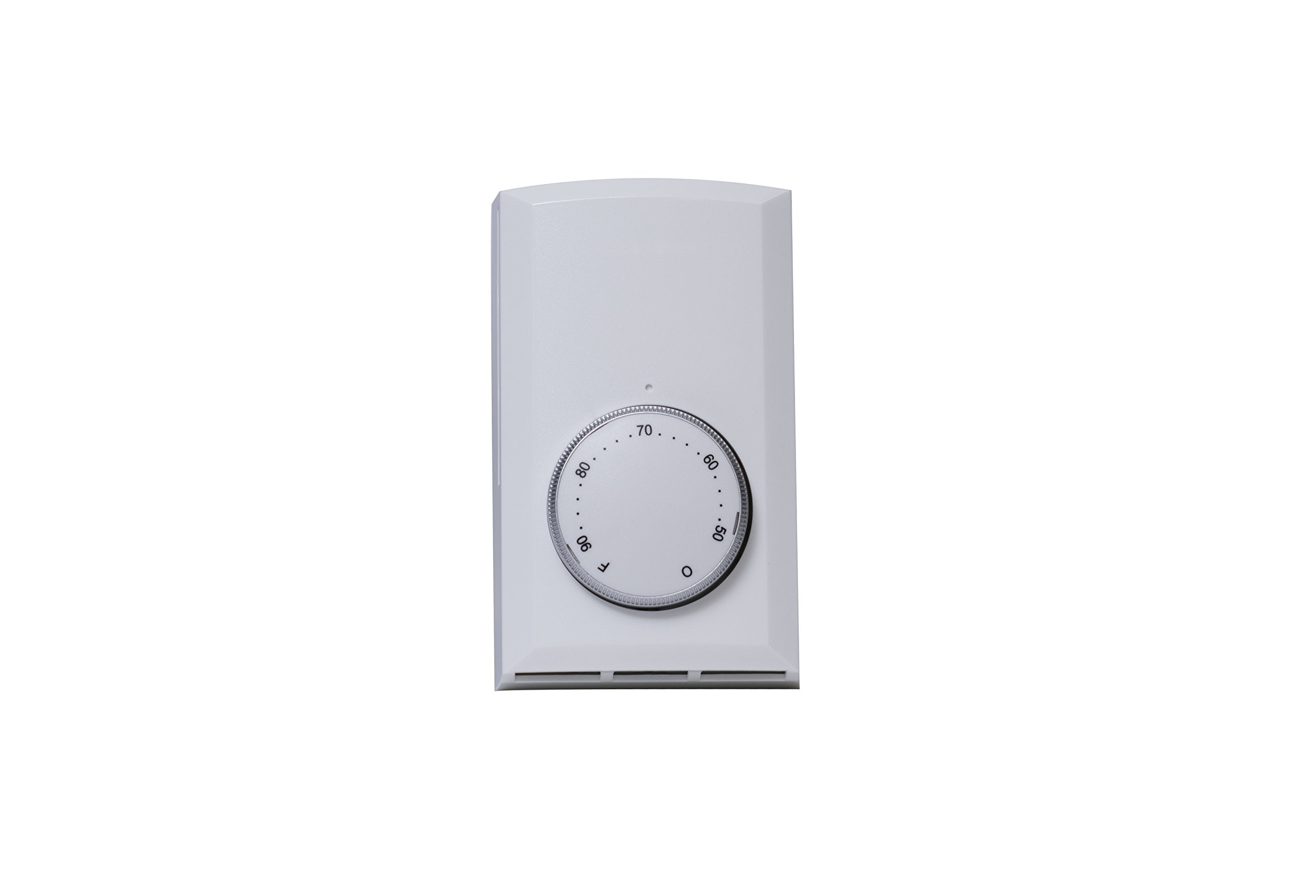 Double Pole Mechanical Wall Thermostat For Electric Heaters (Model: T522-W), 22 Amp, White
