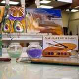 Natural Earth Paint Eco-Friendly Oil Paint Kit | Non-Toxic | Vegan | Professional Grade | 10 Colors | 3.4Oz Walnut Oil | 3.4Oz Eco-Solve