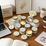 A Single Gift Box Of Scented Candles With Soy Wax, Offering A Premium And Atmospheric Fragrance (Jasmine)