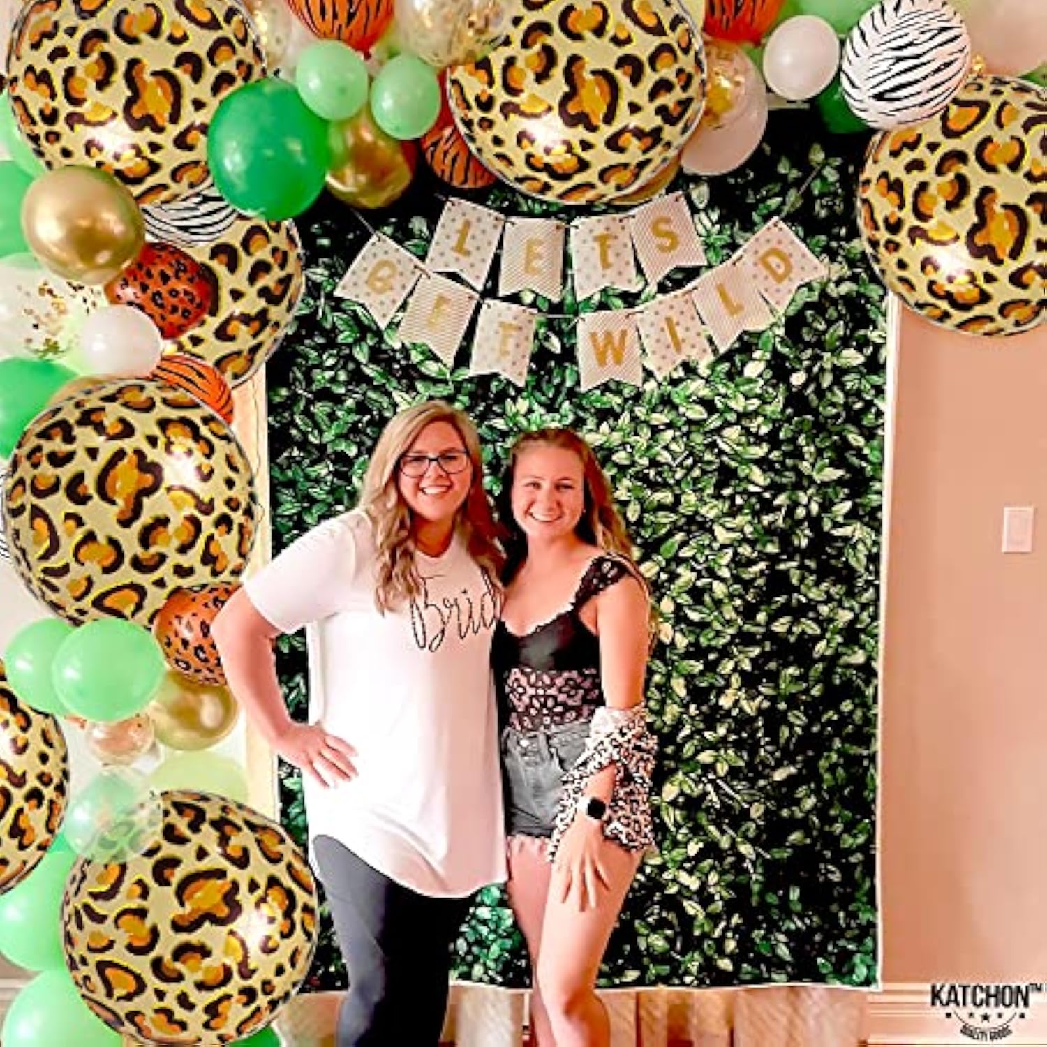 , Cheetah Balloons For Birthday Party - Big 22 Inch, Pack Of 6 | Cheetah Print Balloons For Wild Birthday Decorations | Leopard Print Balloon, Wild Party Decorations | Leopard Balloon