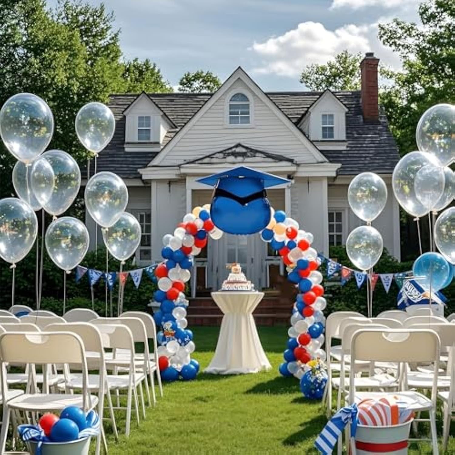 5 Inch Clear Balloons Transparent Balloons Clear Mini Latex Party Balloons Party Decorations Supplies, Pack Of 100