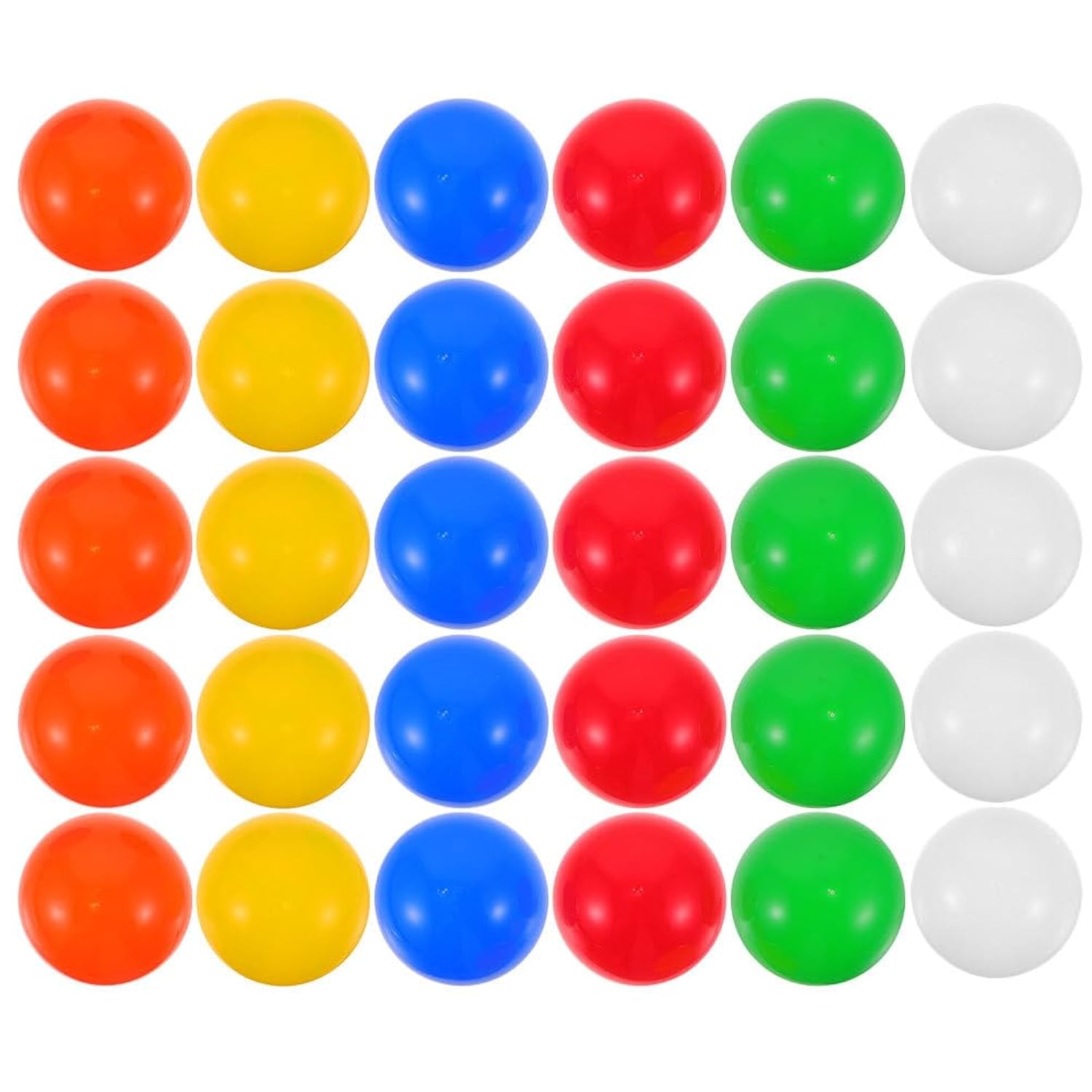 30 Pcs Openable 1.57 Inch Colored Table Tennis Lottery Balls For Party Games Raffle Drawings Event Activities Pvc Seamless Game Balls