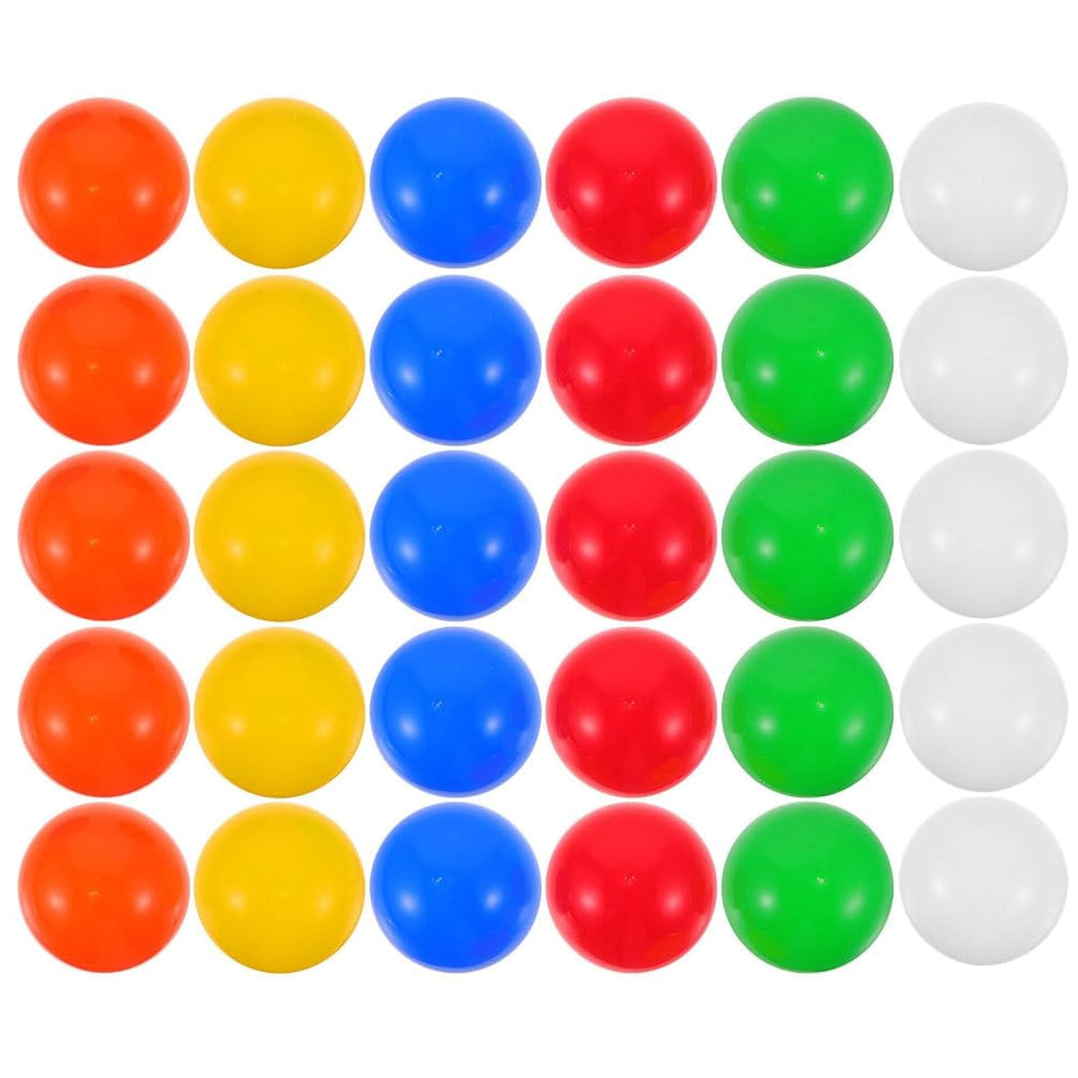 30 Pcs Openable 1.57 Inch Colored Table Tennis Lottery Balls For Party Games Raffle Drawings Event Activities Pvc Seamless Game Balls