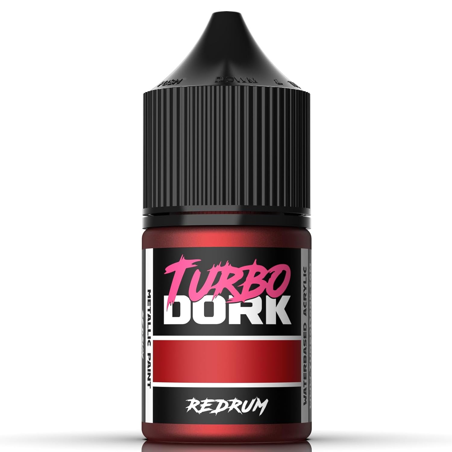Redrum Metallic Acrylic Paint 22Ml Bottle - Water-Based Non-Toxic Metallic Finish Paint