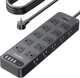 Heavy Duty Surge Protector Power Strip 20 Outlets USB Ports 6FT Extension Cord 15A