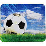 Soccer Mouse Pad,Soccer On The Grass Mouse Pad