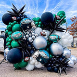 50 Pc Black Foil 26 Inch 3D Starburst Balloons Party Decoration