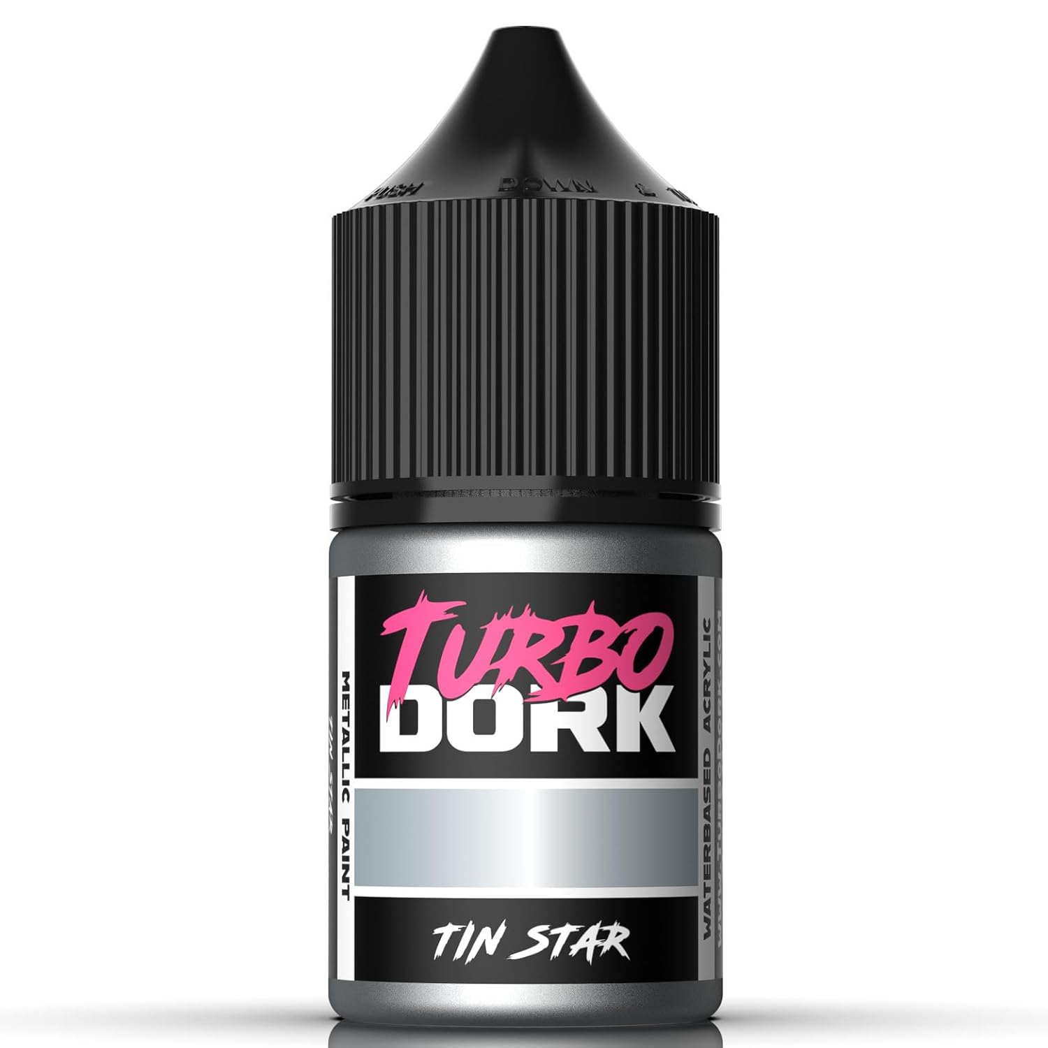 Tin Star Metallic Acrylic Paint 22Ml Bottle - Water-Based Non-Toxic Metallic Finish Paint