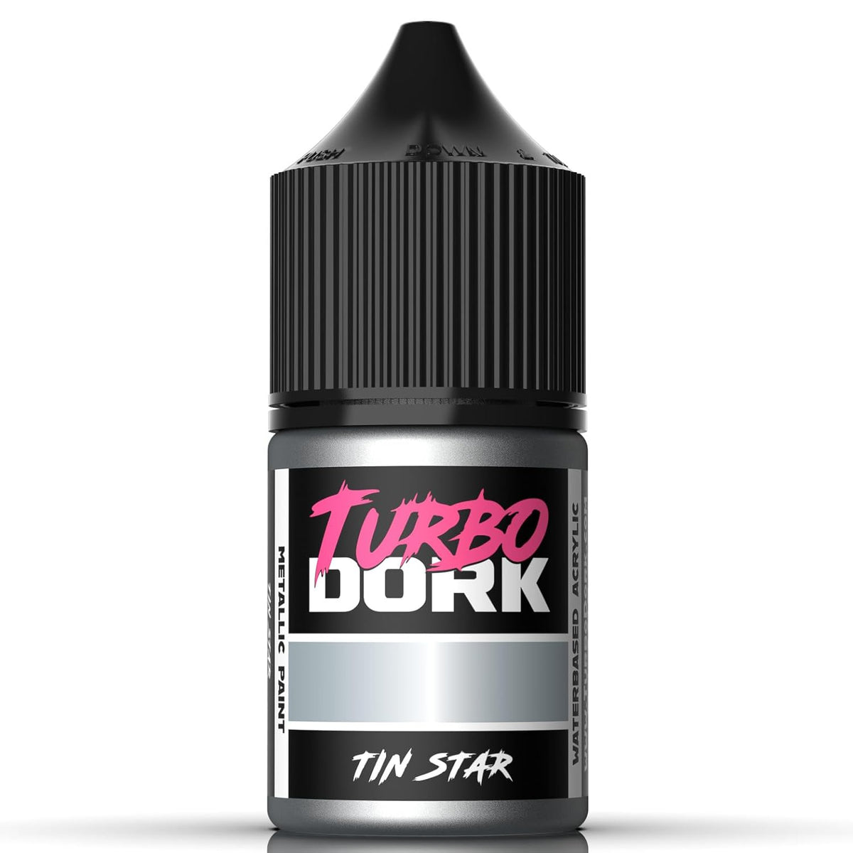 Tin Star Metallic Acrylic Paint 22Ml Bottle - Water-Based Non-Toxic Metallic Finish Paint