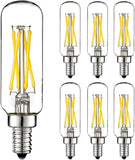 T6 Candelabra LED Light Bulb 40W Equivalent Daylight 5000K Dimmable Clear