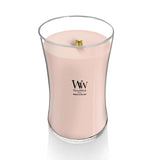 WoodWick Vanilla Sea Salt Large Hourglass Candle Premium Soy and Paraffin Wax Blend Pluswick Innovation Wood Wick