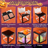 44-Pcs Halloween Baby Shower Decor with Baby Boxes & Balloons (Black)