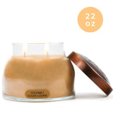 A Cheerful Giver - Gourmet Sugar Cookie Mama Scented Glass Jar Candle (22oz) with Lid & True to Life Fragrance Made in USA