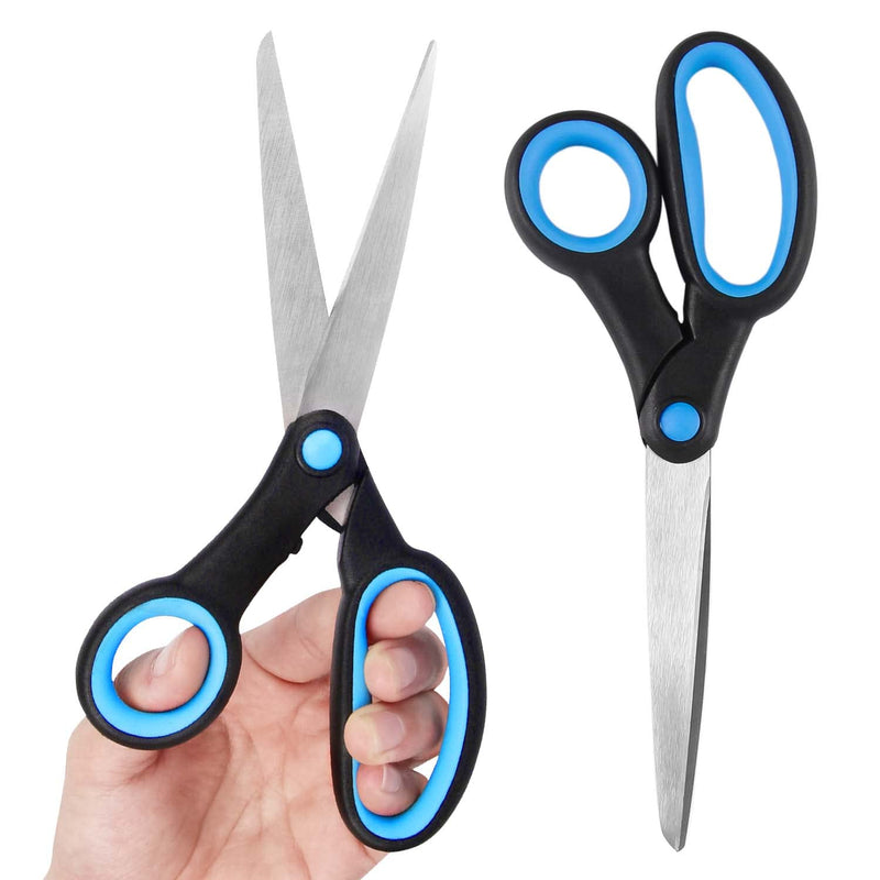 Left Handed Scissors For Adults, 8 Inch Lefty Scissors Bluk For Kids S