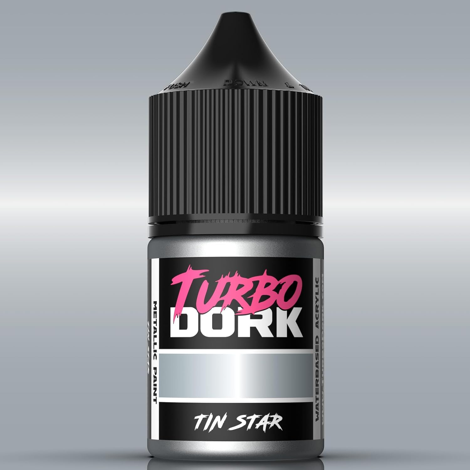 Tin Star Metallic Acrylic Paint 22Ml Bottle - Water-Based Non-Toxic Metallic Finish Paint