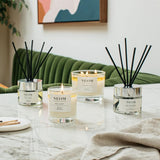 - Candle, 3 Wick | Lavender, Jasmine & Sandalwood | Scented Candles For Home | Luxury Aromatherapy Candles | Essential Oil Candles | Tranquil & Relax | Signature De-Stress Scent