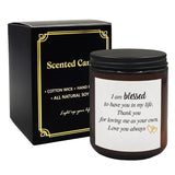 Bonus Mom Gifts, Stepmom Gifts, Mother In Law Gifts, Bonus Mom Stepmom Mother In Law Gifts From Daughter Son, Thank You For Loving Me As Your Own Scented Candles