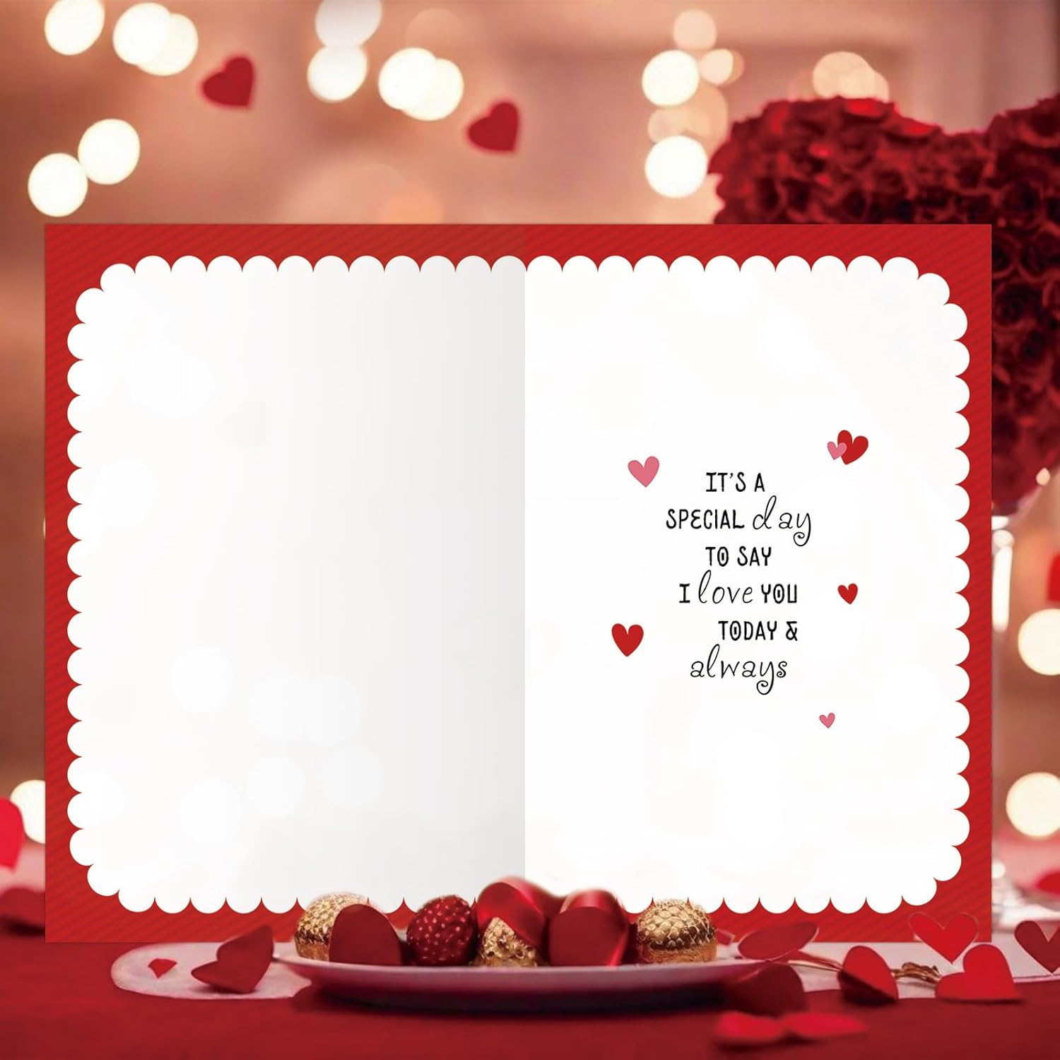 Valentines Day Card – Valentines Day Gifts For Him Or Her – Sweet Valentine Card For Boyfriend, Girlfriend, Husband, Wife, Men And Women