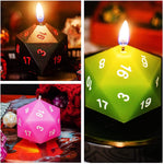 Large Silicone Polyhedral Dice Molds 2 Styles With D20, And D12 Resin Casting Mold Dnd For Diy Resin, Dice, Jewelry, Candles, Crafts Board Rpg Games White