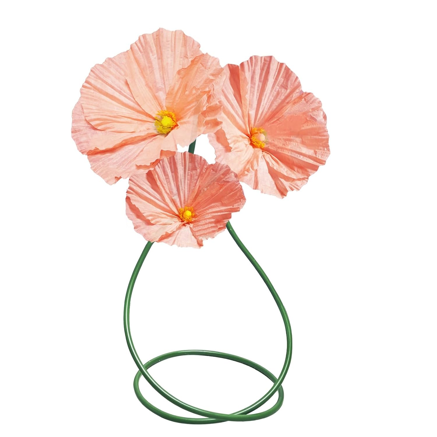 Large Flowers Artificial Flower Decoration - Wedding Giant Flowers Huge Artificial Paper Floral For Birthday Ceremony Party Event Mall Window Display Decorations 3Pc (Pink)