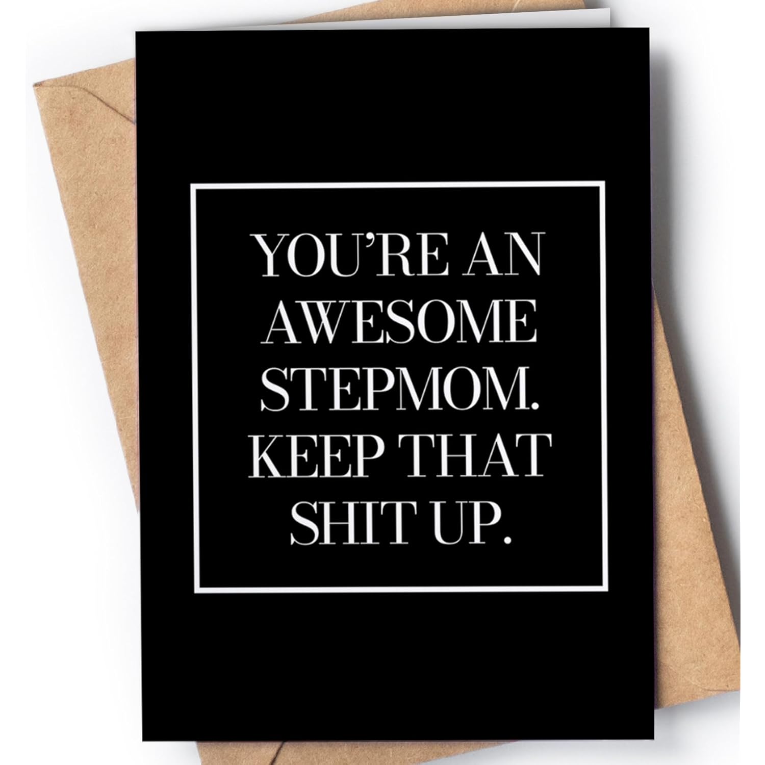 Stepmom Card - Birthday Card For Stepmom - Stepmother Card - Bonus Mom Card - Mother’S Day Card For Stepmom - Bonus Mom Mothers Day Card - Retirement Card For Stepmom
