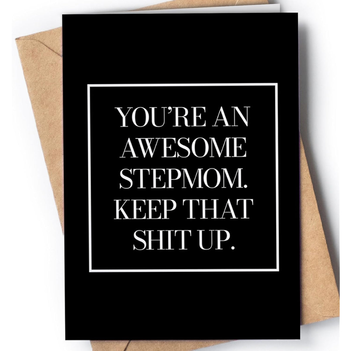 Stepmom Card - Birthday Card For Stepmom - Stepmother Card - Bonus Mom Card - Mother’S Day Card For Stepmom - Bonus Mom Mothers Day Card - Retirement Card For Stepmom