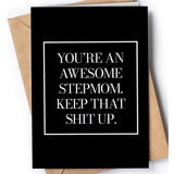 Stepmom Card - Birthday Card For Stepmom - Stepmother Card - Bonus Mom Card - Mother’S Day Card For Stepmom - Bonus Mom Mothers Day Card - Retirement Card For Stepmom