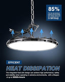 8 Pack 200W UFO LED High Bay Lights 26000LM 5000K Commercial Warehouse Shop Lights