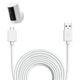Ring Camera 10 ft USB-A to Micro USB Power Cable for Indoor Cam (2nd Gen) - White
