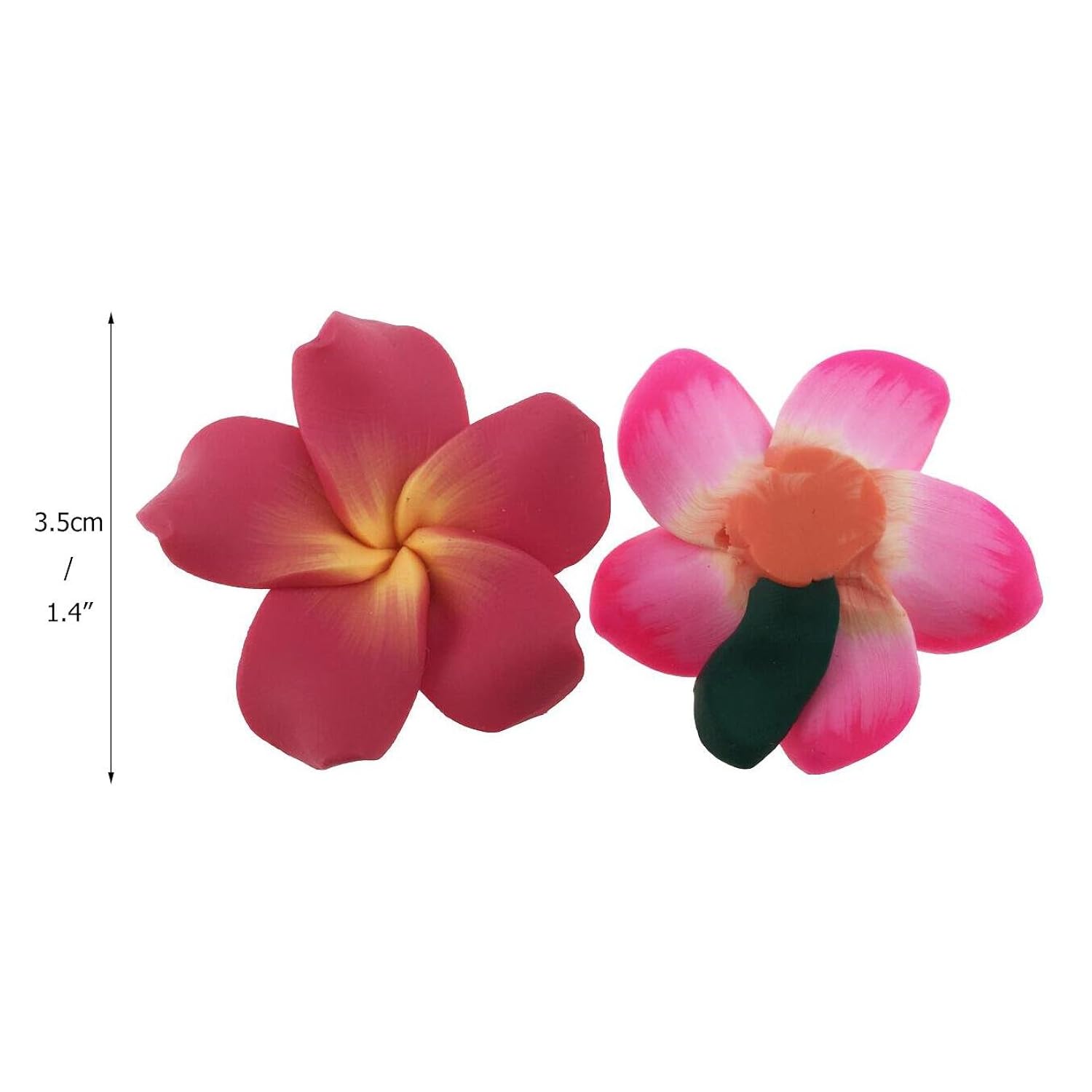 50Pcs Mini Artificial Flowers Diameter 3.5Cm Handmade Hawaiian Artificial Flower Wedding Birthday Mother'S Day Decor