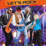 15pcs Inflatable Guitar Balloons 70s 80s 90s Party Decorations Pool Toys for Kids Adults